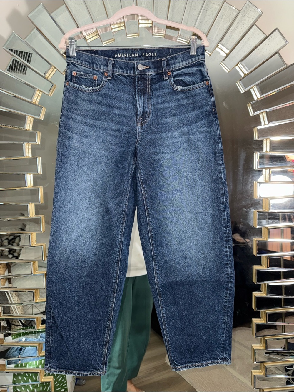 American Eagle Outfitters Indigo Wide-Leg Women's Jeans